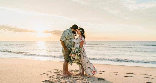 couple at beach